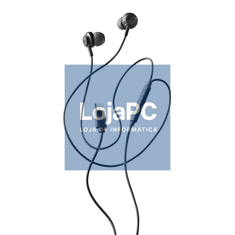 NGS Auricular Negro Estéreo USB-C Con Cable