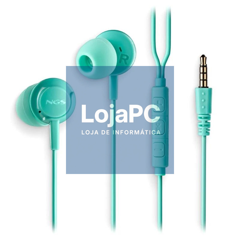 NGS Aricular Verde Estéreo Cable JACK 3.5 Mm — imagem 2