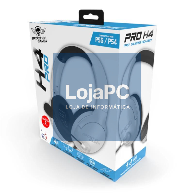 Spirit of Gamer Auricular Pro H4 Blanco — imagem 2