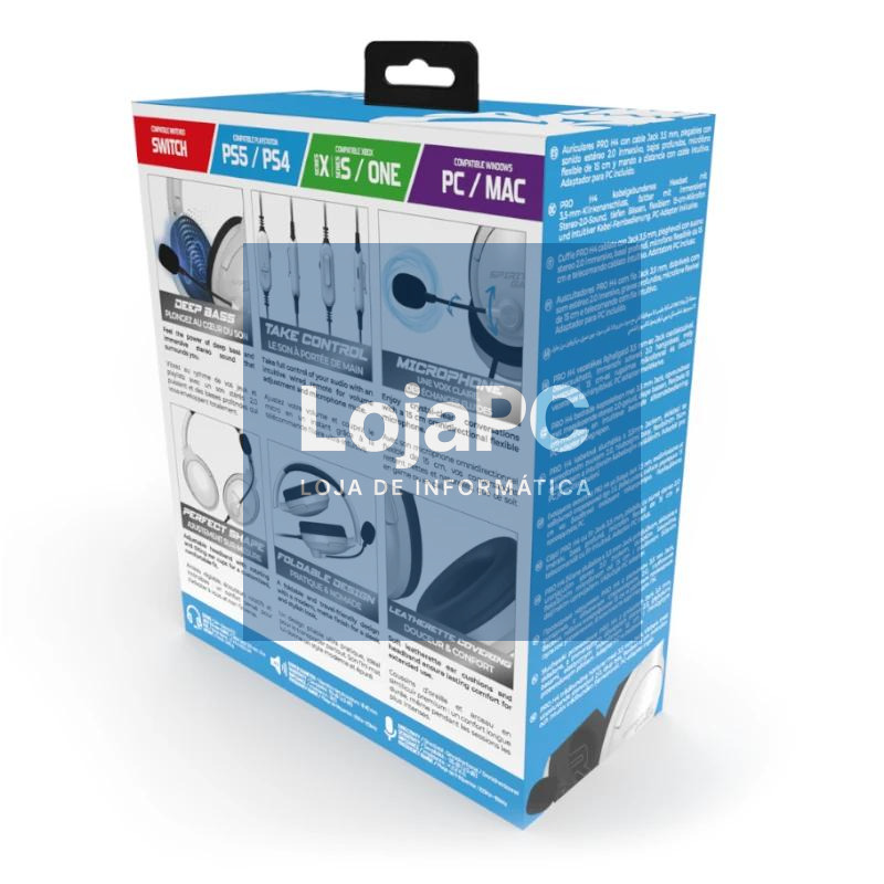 Spirit of Gamer Auricular Pro H4 Blanco — imagem 3