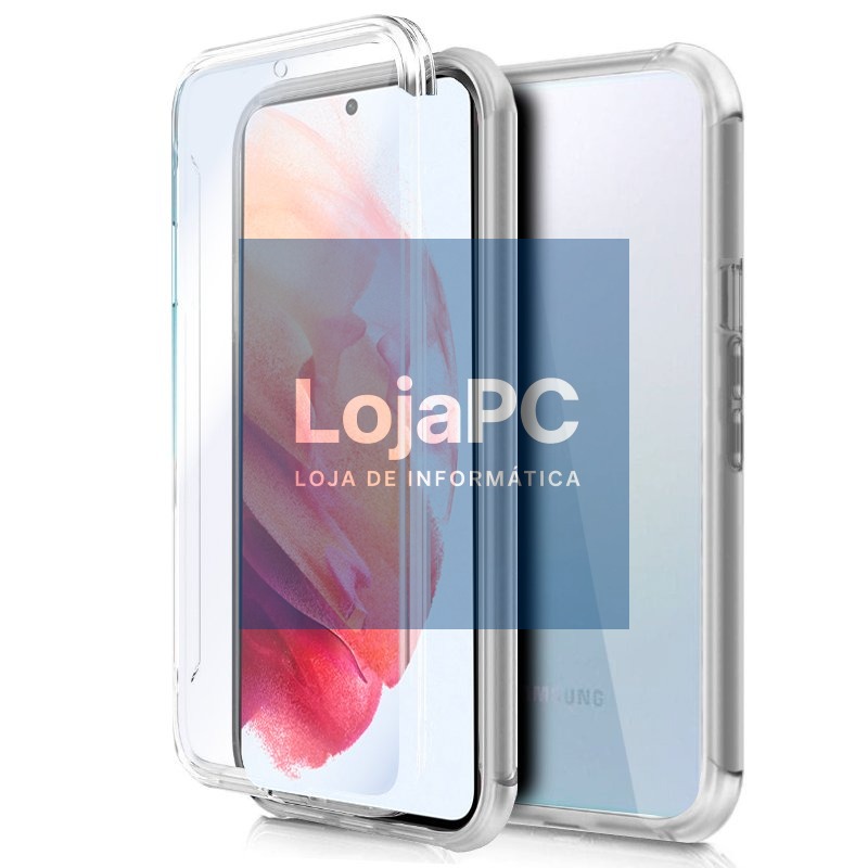 COOL 3D Silicone Case for Samsung G990 Galaxy S21 (Transparent Front + Back)