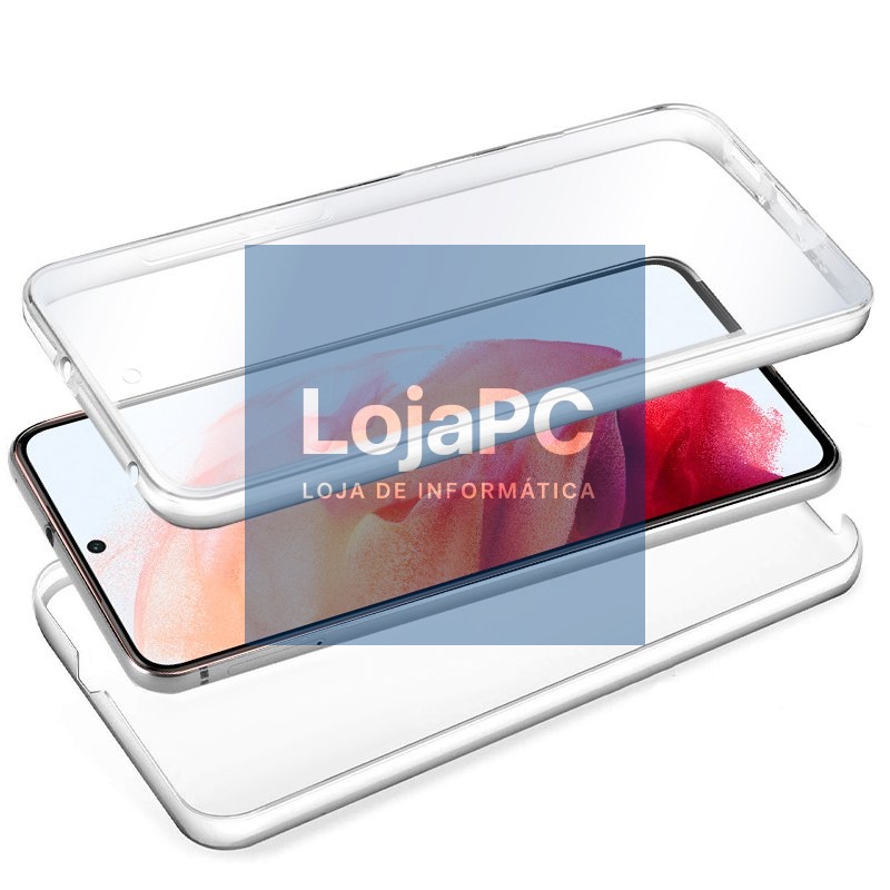 COOL 3D Silicone Case for Samsung G990 Galaxy S21 (Transparent Front + Back) — imagem 2