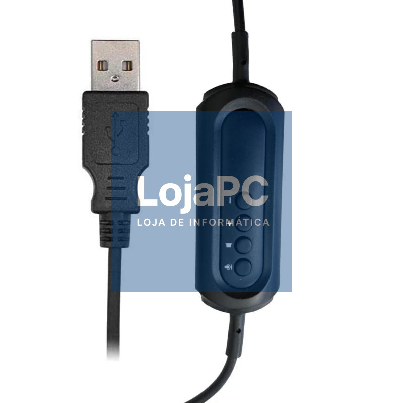 EWENT EW3568 Auricular USB+micrófono cable 2,1m — imagem 3