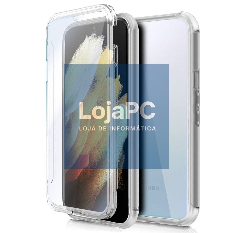 COOL 3D Silicone Case for Samsung G998 Galaxy S21 Ultra (Transparent Front + Back)