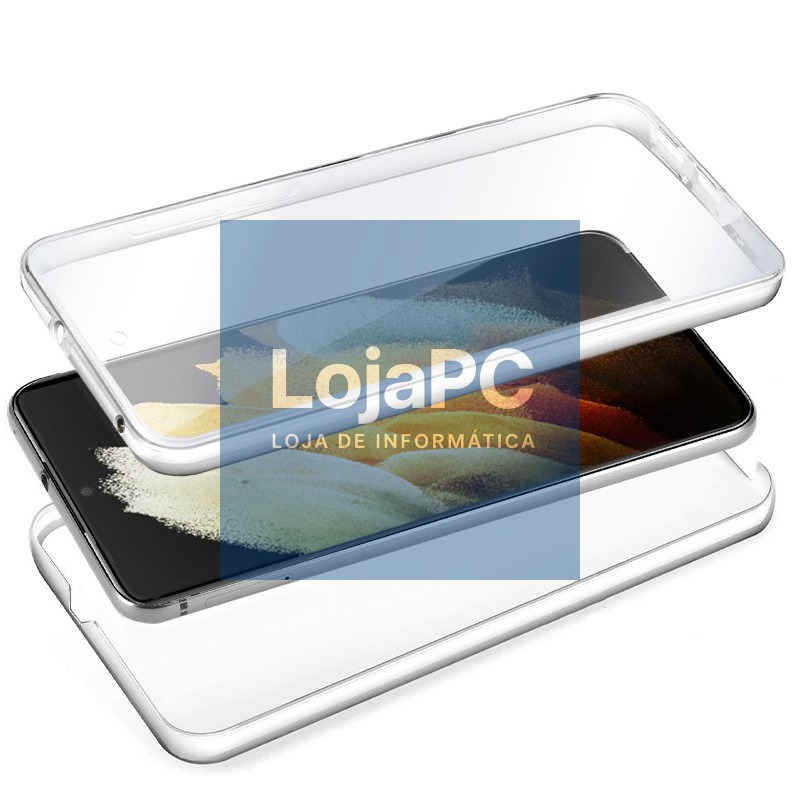 COOL 3D Silicone Case for Samsung G998 Galaxy S21 Ultra (Transparent Front + Back) — imagem 2