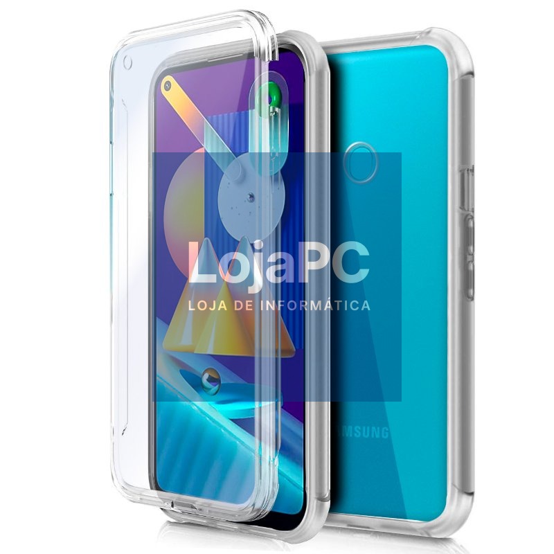 COOL 3D Silicone Case for Samsung M115 Galaxy M11 / A11 (Transparent Front + Back)