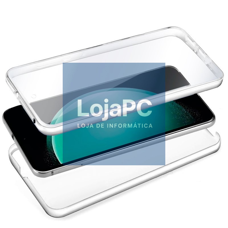 COOL 3D Silicone Case for Samsung S711 Galaxy S23 FE (Transparent Front + Back) — imagem 2