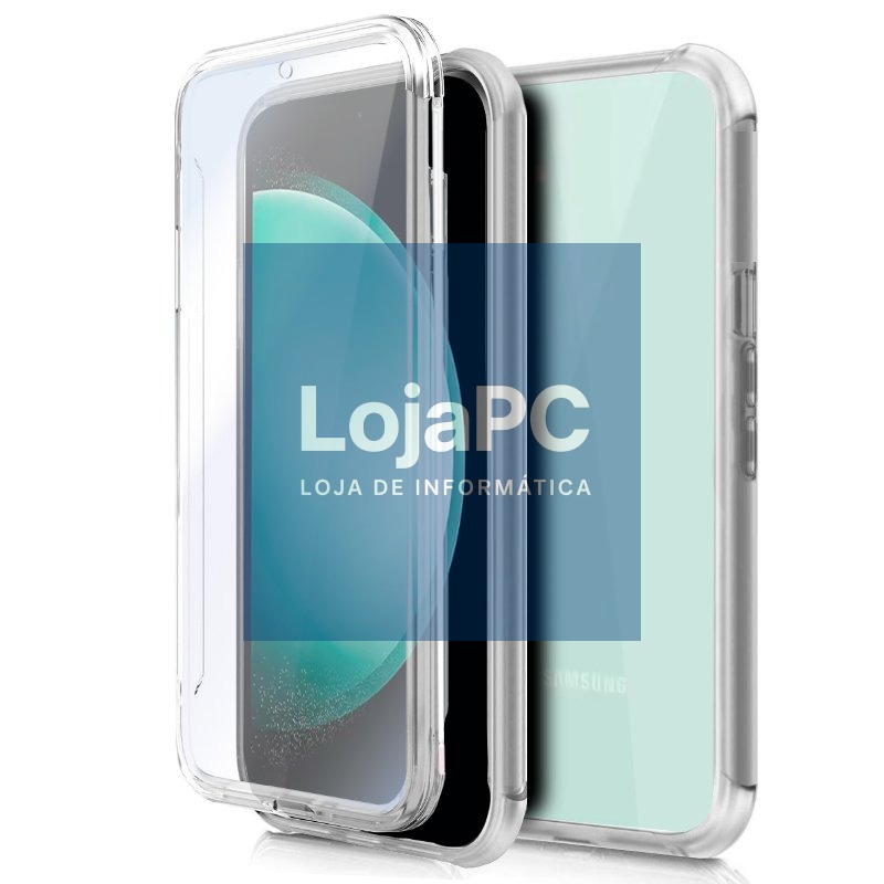 COOL 3D Silicone Case for Samsung S711 Galaxy S23 FE (Transparent Front + Back)