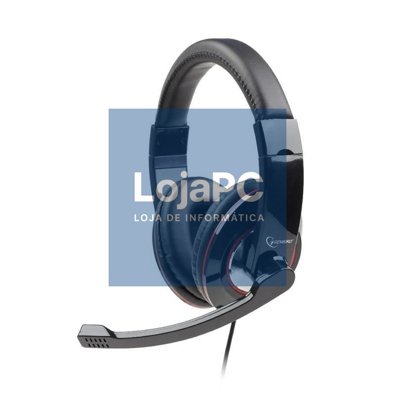 Gembird Auriculares con control de volumen negro