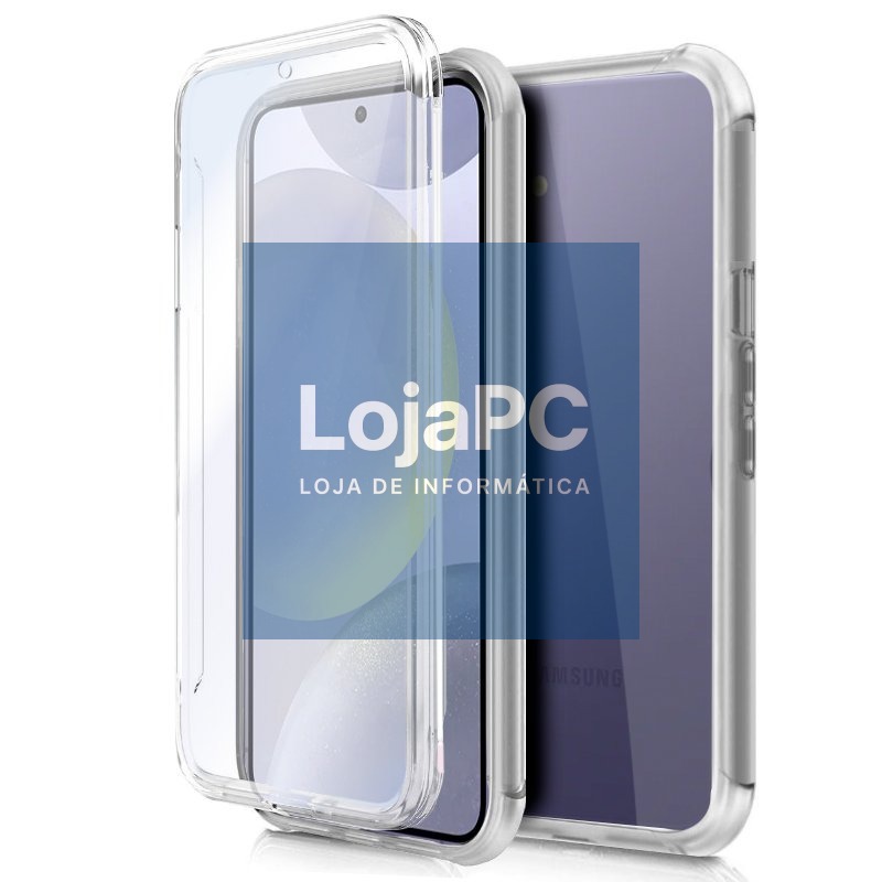 COOL 3D Silicone Case for Samsung S921 Galaxy S24 / S25 (Transparent Front + Back)