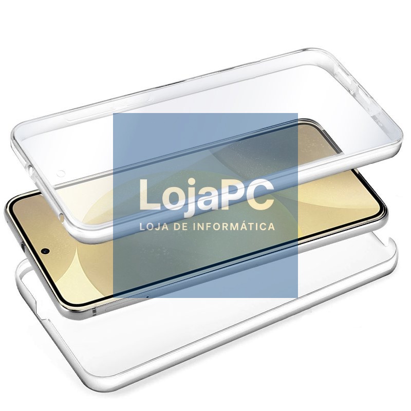 COOL 3D Silicone Case for Samsung S926 Galaxy S24 Plus / S25 Plus (Transparent Front + Back) — imagem 2