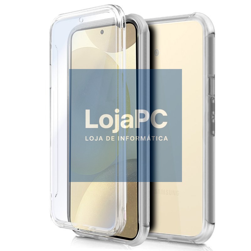COOL 3D Silicone Case for Samsung S926 Galaxy S24 Plus / S25 Plus (Transparent Front + Back)