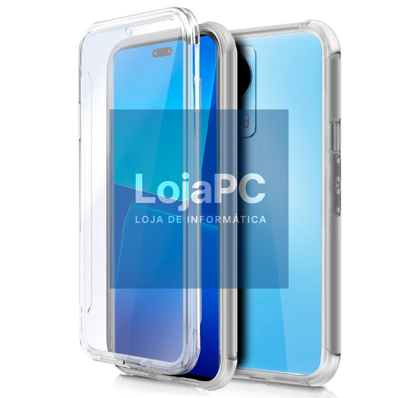 COOL 3D Silicone Case for Xiaomi 13 Lite (Transparent Front + Back)