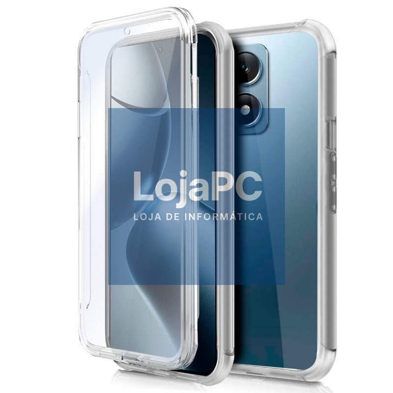 COOL 3D Silicone Case for Xiaomi 14T (Transparent Front + Back)