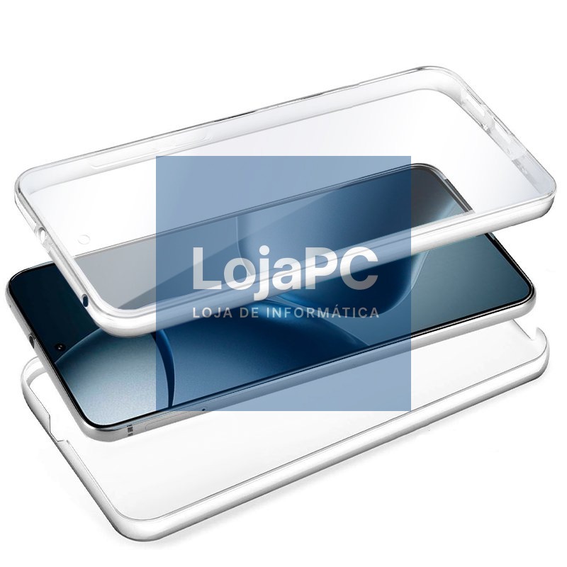 COOL 3D Silicone Case for Xiaomi 14T (Transparent Front + Back) — imagem 2