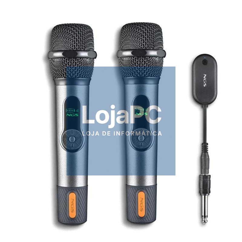 NGS Micrófonos inalámbricos Vocales Pack 2