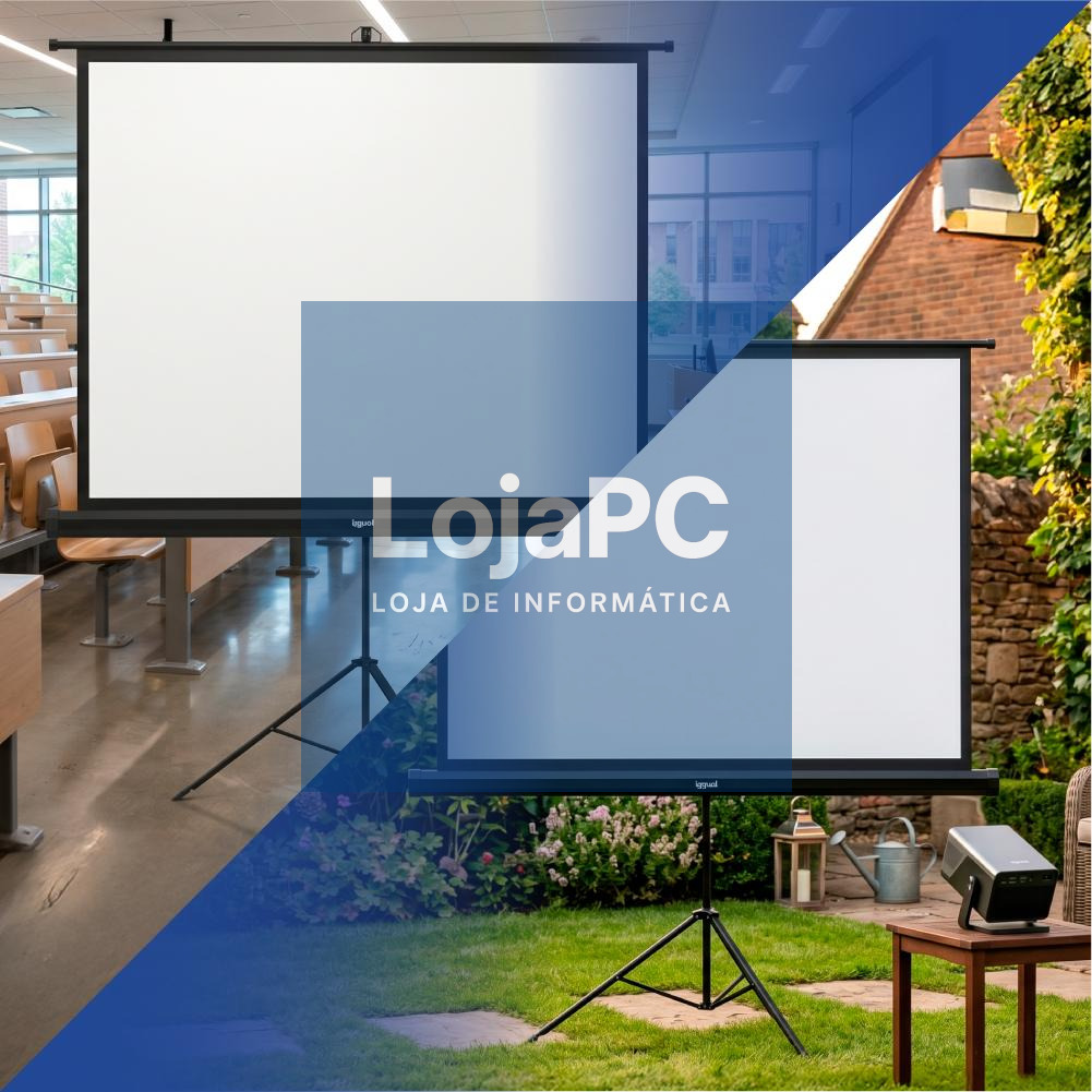 iggual Pantalla 100" 180x180 cm 1:1 trípode+bolsa — imagem 2