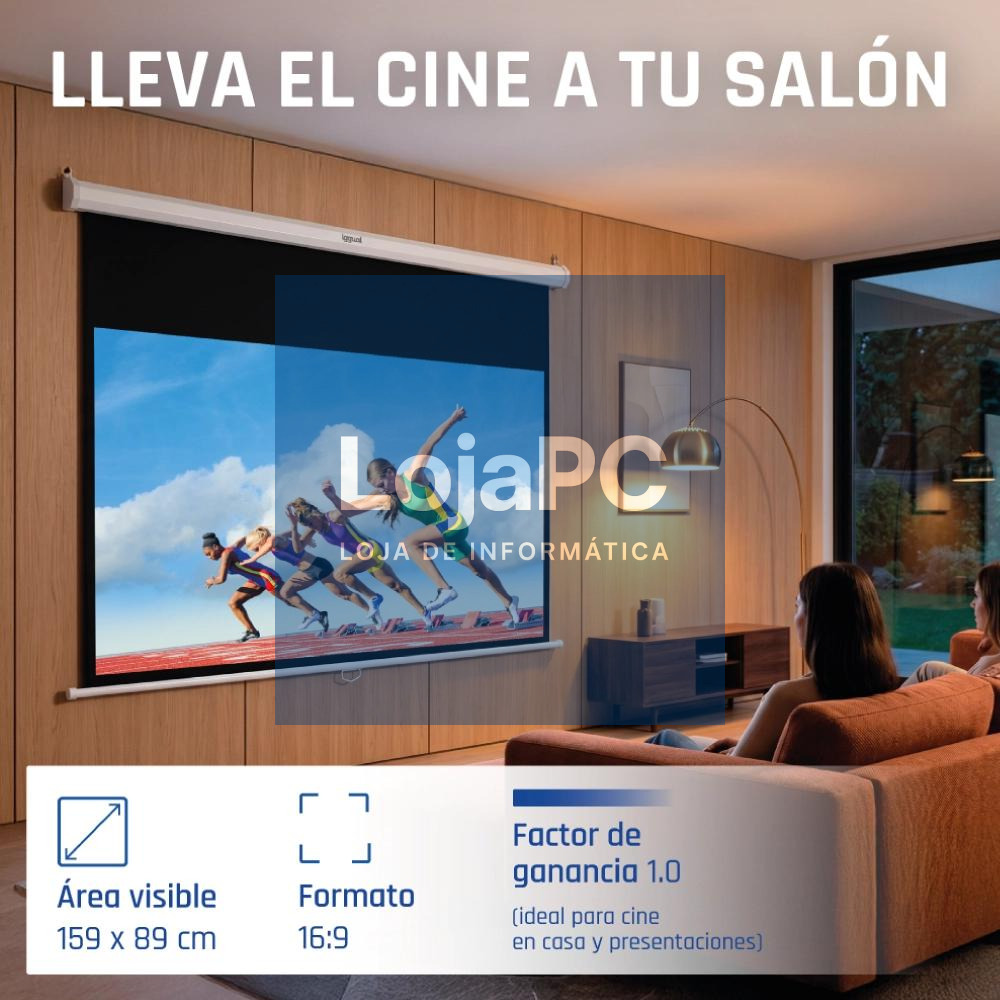 iggual Pantalla manual 16:9 72" 159x89 cm — imagem 3