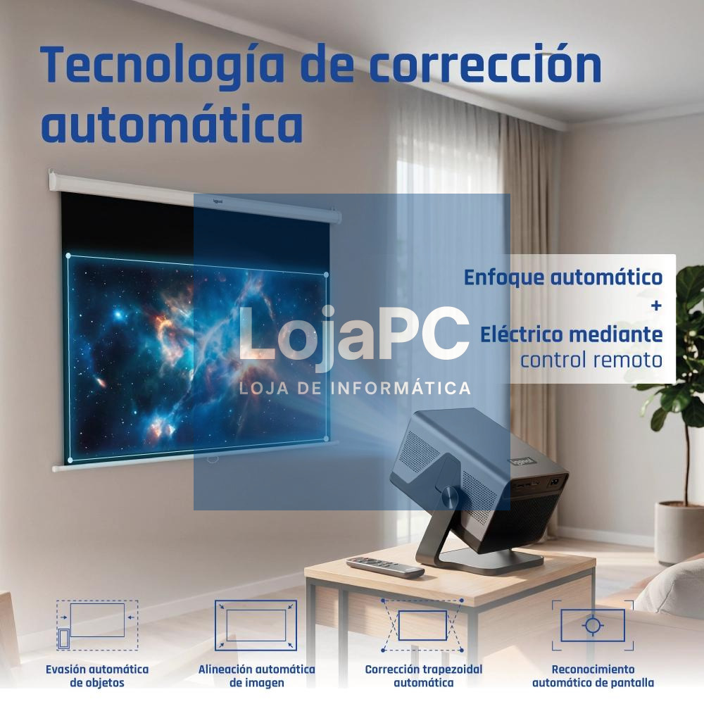 iggual Proyector 4K 1080p Pro 800ANSI Android — imagem 5