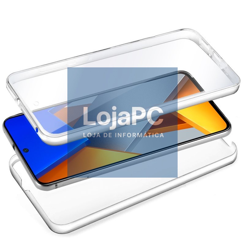 COOL 3D Silicone Case for Xiaomi Poco M4 Pro (Transparent Front + Back) — imagem 2