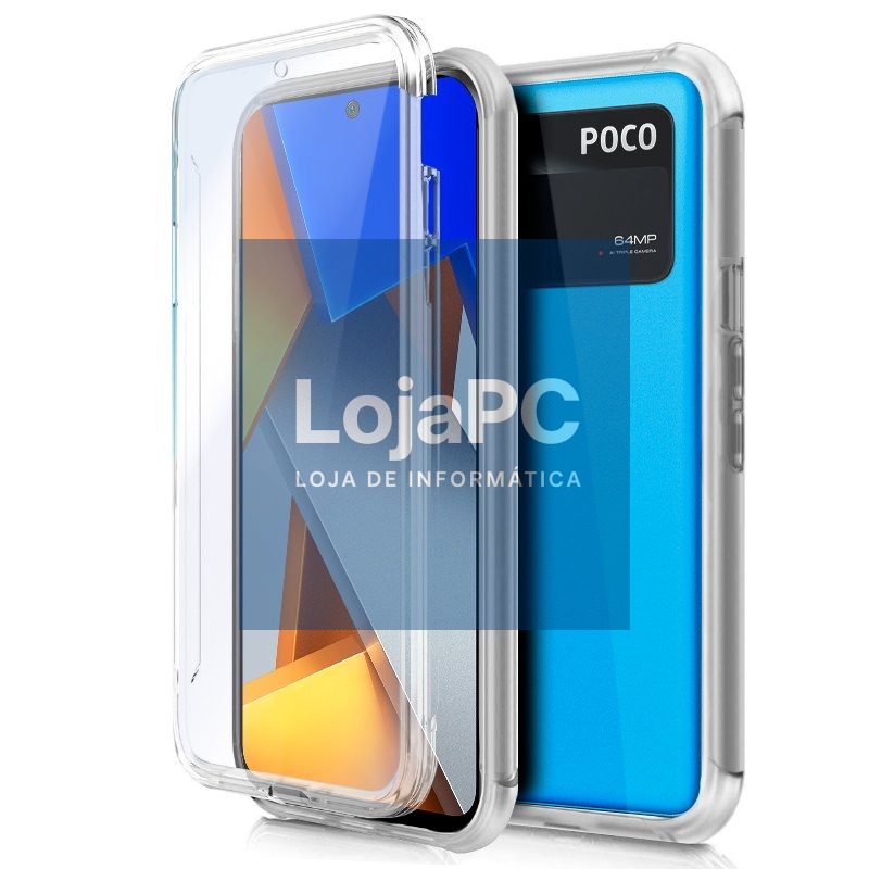 COOL 3D Silicone Case for Xiaomi Poco M4 Pro (Transparent Front + Back)