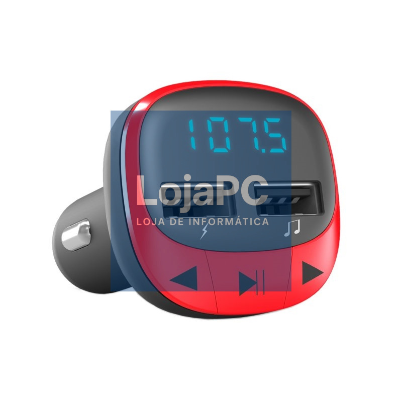 Energy sistem Car Transmitter FM Red (microSD,MP3)