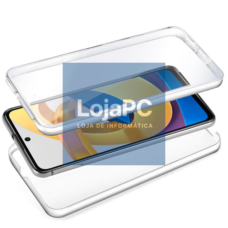 COOL 3D Silicone Case for Xiaomi Poco M4 Pro 5G / Redmi Note 11S 5G (Transparent Front + Back) — imagem 2