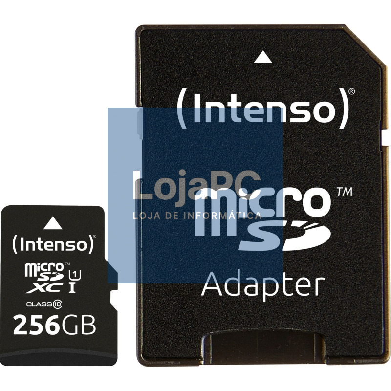 Intenso 3423492 Micro SD UHS-I Premium 256G c/adap