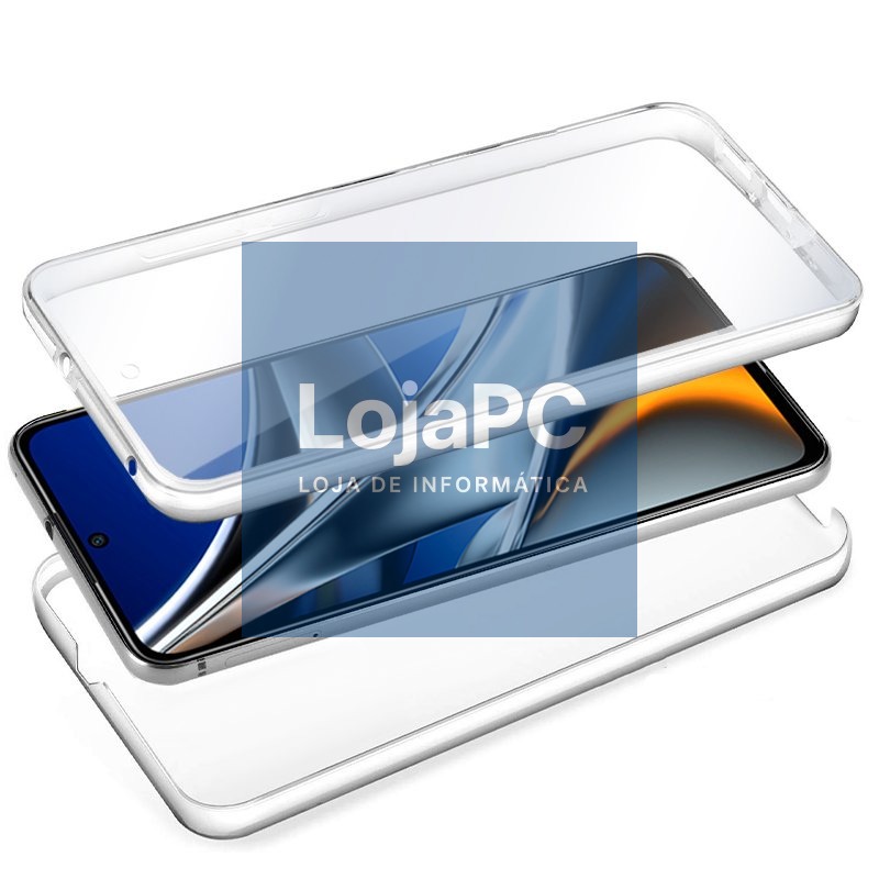 COOL 3D Silicone Case for Xiaomi Poco X4 Pro 5G (Transparent Front + Back) — imagem 2