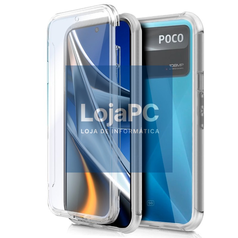 COOL 3D Silicone Case for Xiaomi Poco X4 Pro 5G (Transparent Front + Back)