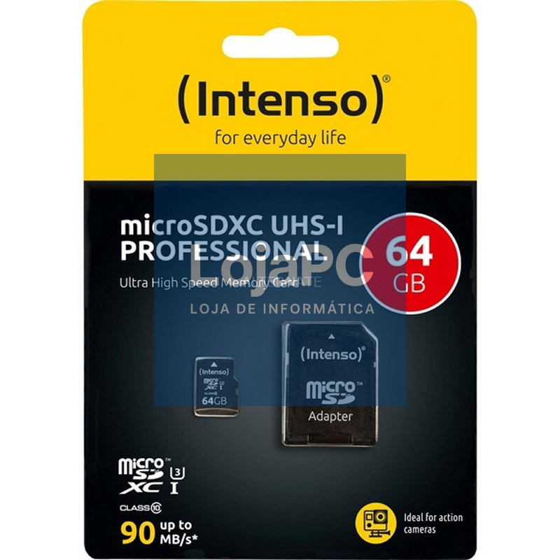 Intenso 3433490 Micro SD UHS-I profesional 64GB