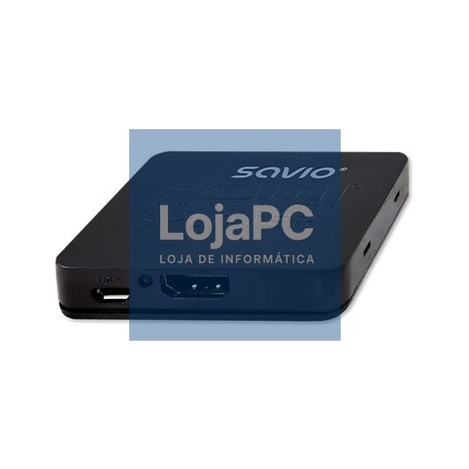 SPLITTER 1X2 HDMI 4K 3D SAVIO CL-93 NEGRO