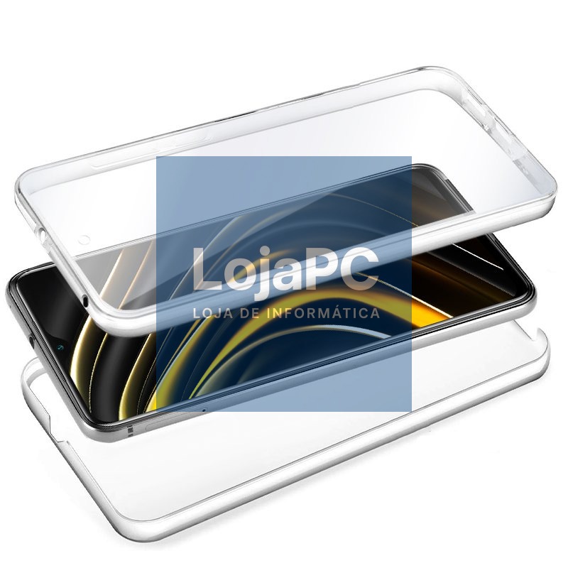 COOL 3D Silicone Case for Xiaomi Pocophone M3 (Transparent Front + Back) — imagem 2