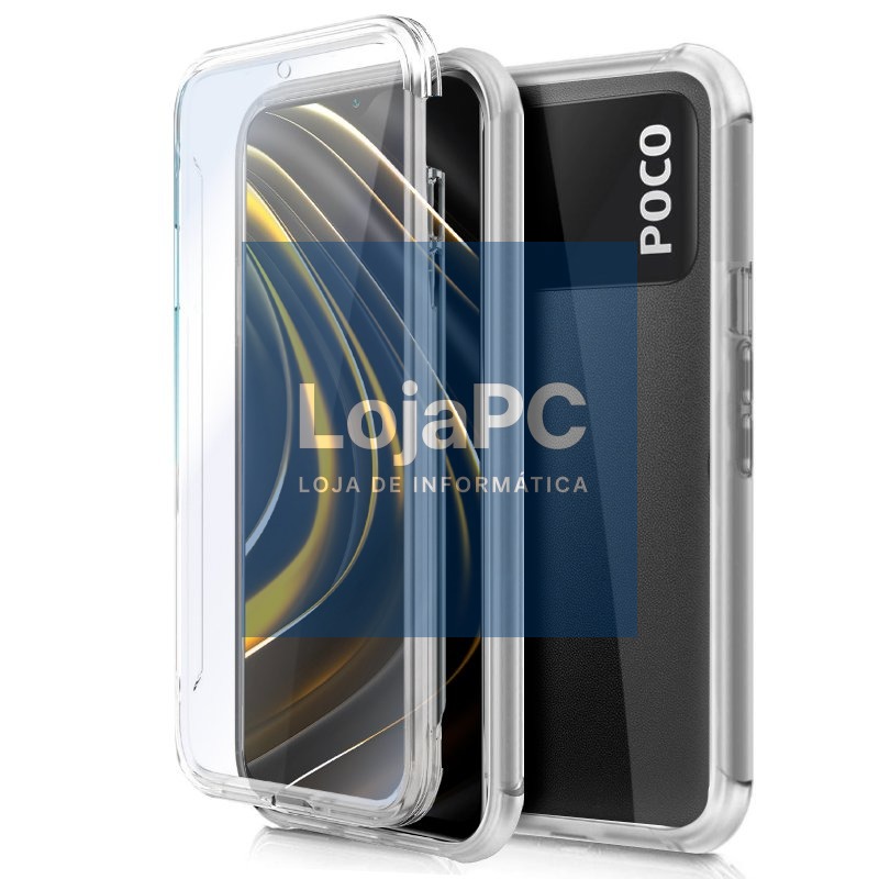COOL 3D Silicone Case for Xiaomi Pocophone M3 (Transparent Front + Back)