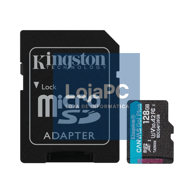 Kingston microSD Canvas Go! Plus 4 128GB 200 MB-s — imagem 3