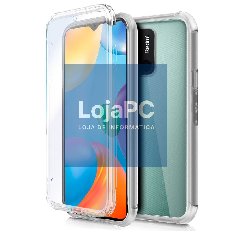 COOL 3D Silicone Case for Xiaomi Redmi 10C (Transparent Front + Back)