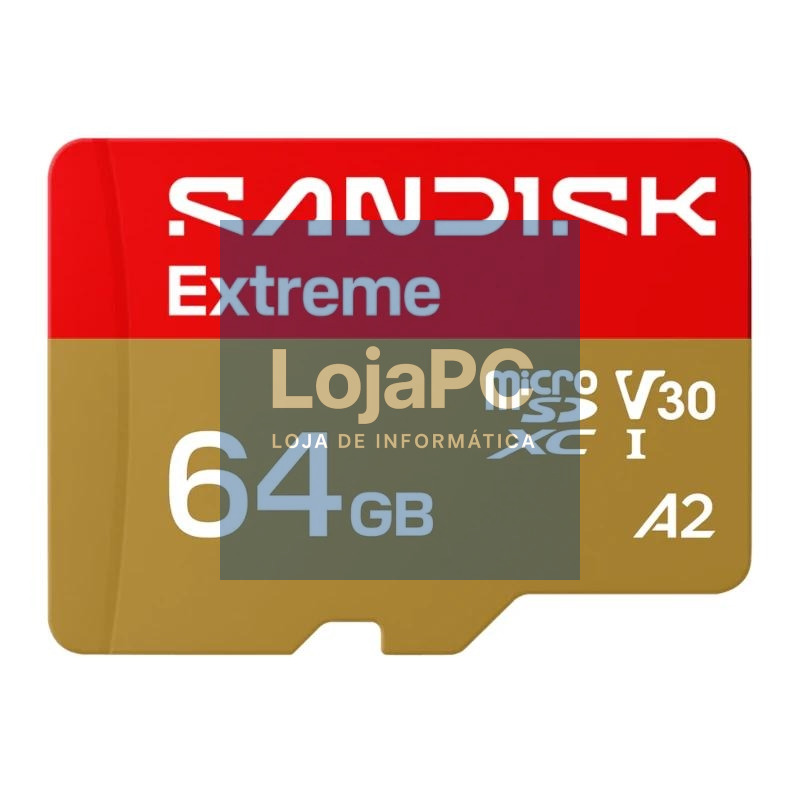 Sandisk microSDXC Extreme 64Gb uSD 170/80MBs +Adap