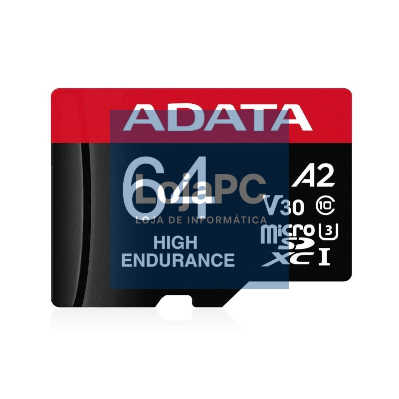 ADATA High Endurance microSDXC UHS-I 64GB V30 A2