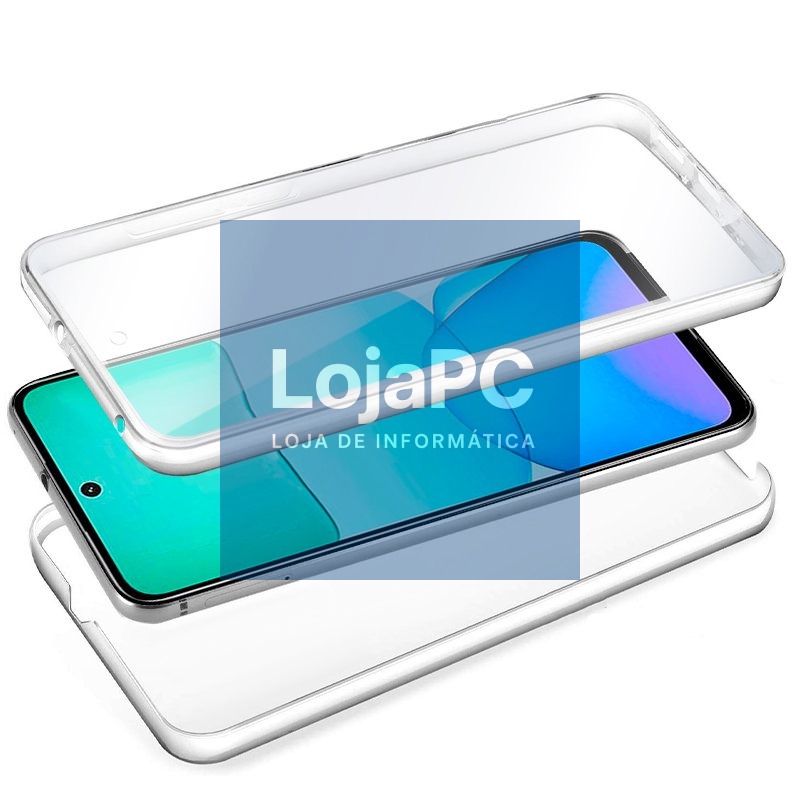 COOL 3D Silicone Case for Xiaomi Redmi 13 / Poco M6 (Transparent Front + Back) — imagem 2