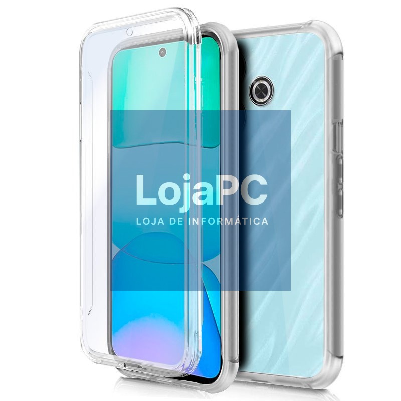 COOL 3D Silicone Case for Xiaomi Redmi 13 / Poco M6 (Transparent Front + Back)