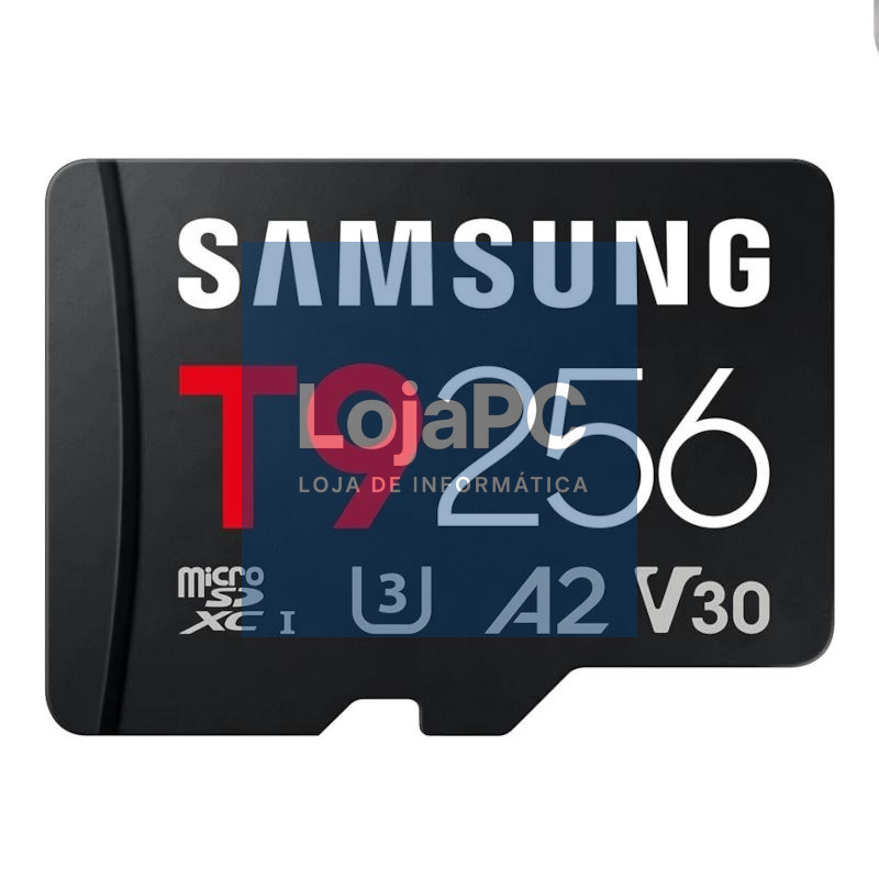 Samsung Micro SDXC T9 256GB clase10 U3 V30 A2 c/a