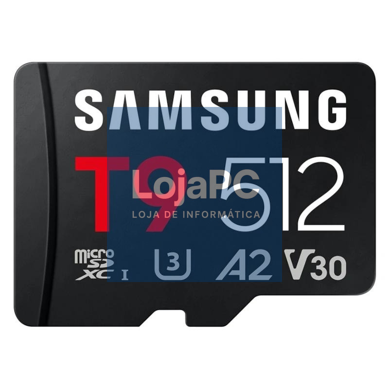 Samsung Micro SDXC T9 512GB clase10 U3 V30 A2 c/a