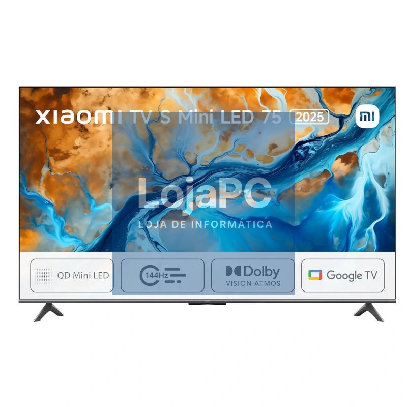 Xiaomi TV 75" S Mini Led 2025 4K Google TV 144hz — imagem 3