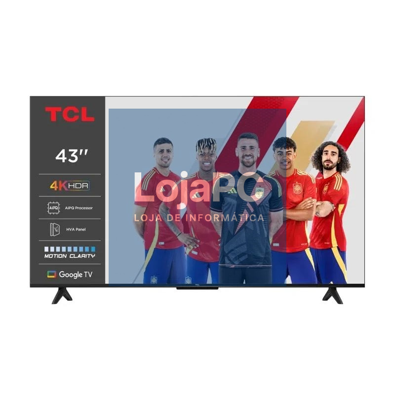 TCL 43P6K TV 43" 4K GOOGLETV