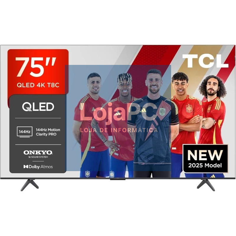TCL 75T69C TV 75" Qled 4K Google TV Onkyo