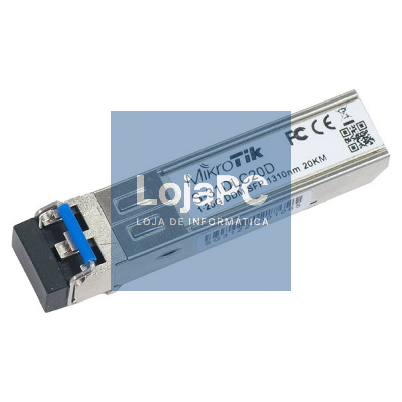MikroTik S-31DLC20D Modulo SFP Mono Modo 20Km