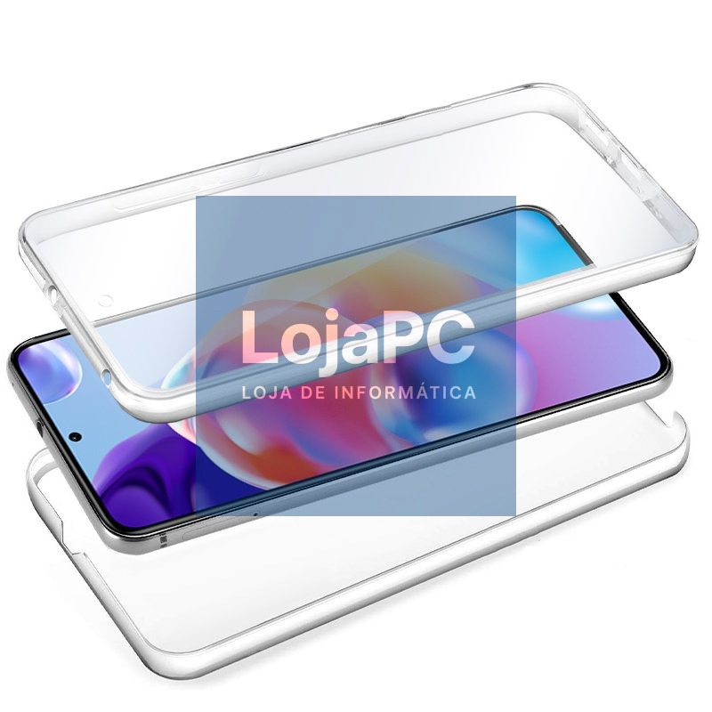 COOL 3D Silicone Case for Xiaomi Redmi Note 11 Pro Plus 5G (Transparent Front + Back) — imagem 2