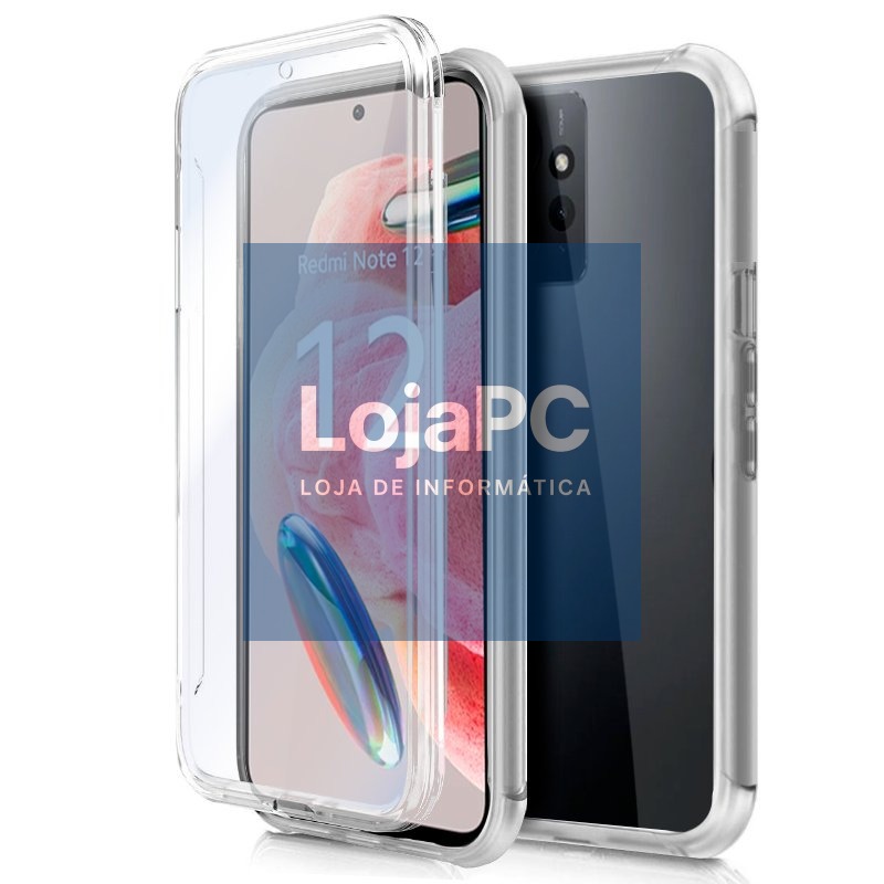 COOL 3D Silicone Case for Xiaomi Redmi Note 12 (Transparent Front + Back)