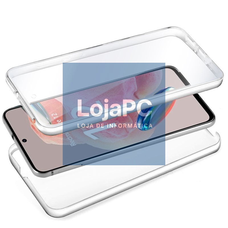 COOL 3D Silicone Case for Xiaomi Redmi Note 12 (Transparent Front + Back) — imagem 2