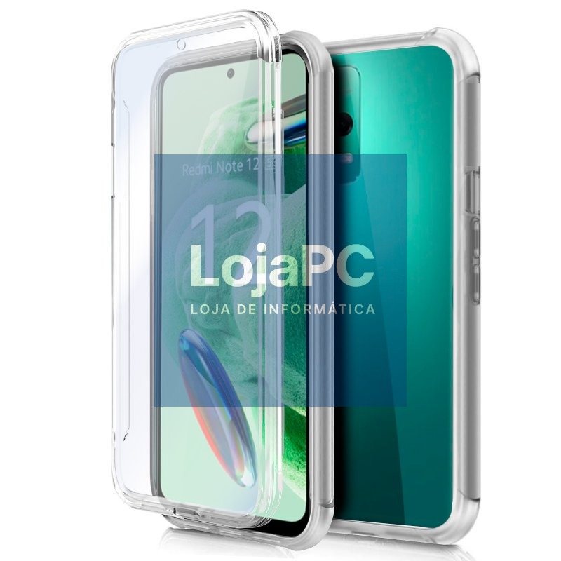 COOL 3D Silicone Case for Xiaomi Redmi Note 12 5G / Poco X5 5G (Transparent Front + Back)